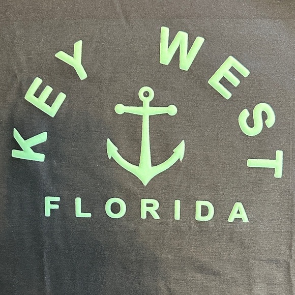Key West Florida Anchor Logo Soft Tee Size XL - Picture 3 of 4
